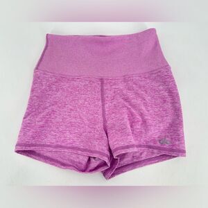 Alo Yoga Alosoft Aura Short Purple Pink Spandex Size XXS